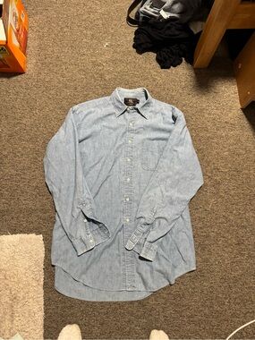 RRL Ralph Lauren Men’s Chambray Button Down Size XL